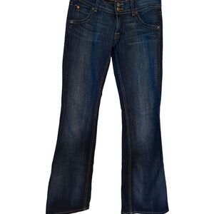 Hudson Women's Bootcut Flap Pocket Jeans Blue Denim Classic Style Size 27